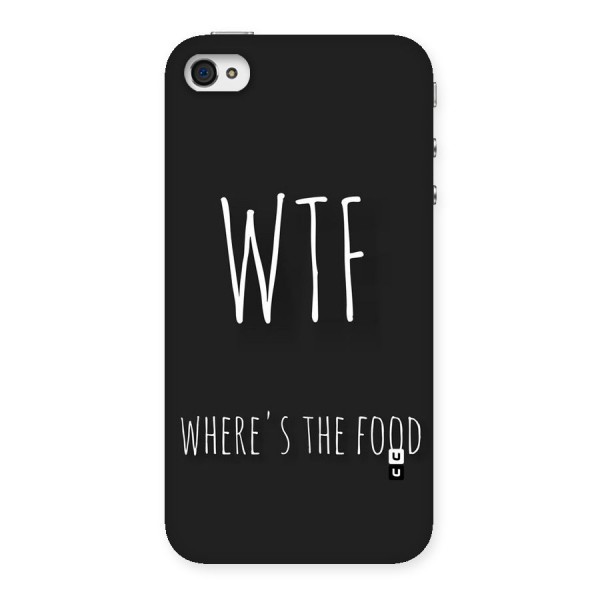 Where The Food Back Case for iPhone 4 4s