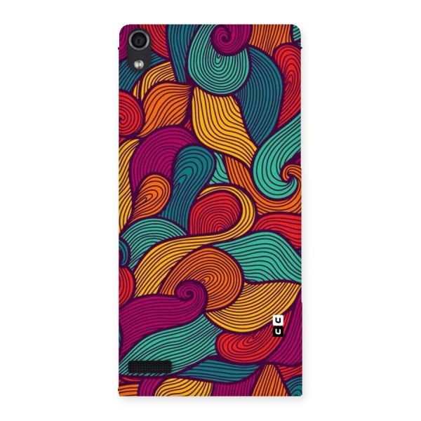 Whimsical Colors Back Case for Ascend P6