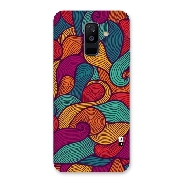 Whimsical Colors Back Case for Galaxy A6 Plus