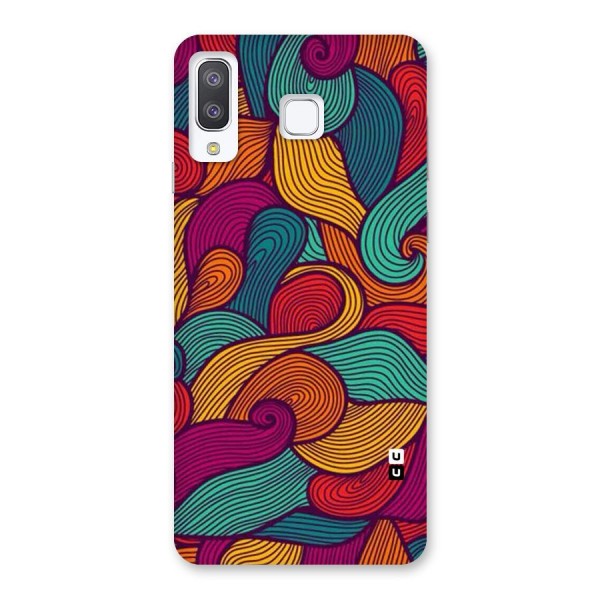 Whimsical Colors Back Case for Galaxy A8 Star