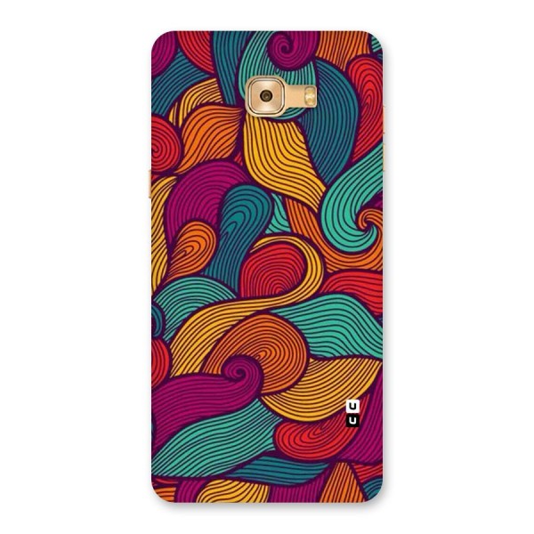 Whimsical Colors Back Case for Galaxy C9 Pro