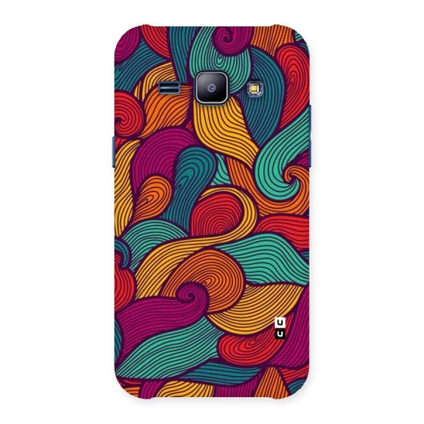 Whimsical Colors Back Case for Galaxy J1