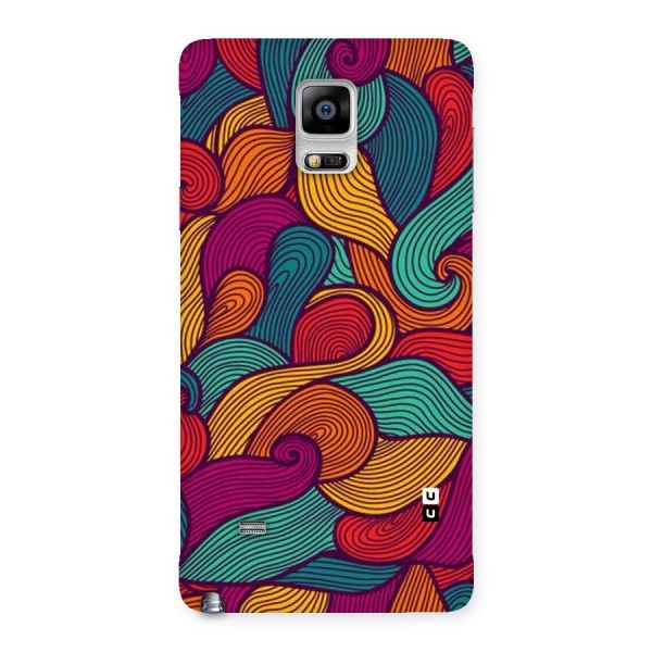 Whimsical Colors Back Case for Galaxy Note 4
