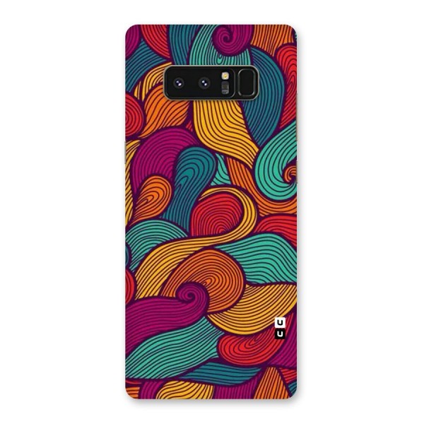 Whimsical Colors Back Case for Galaxy Note 8