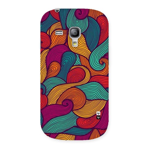 Whimsical Colors Back Case for Galaxy S3 Mini