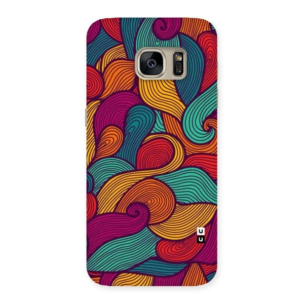 Whimsical Colors Back Case for Galaxy S7