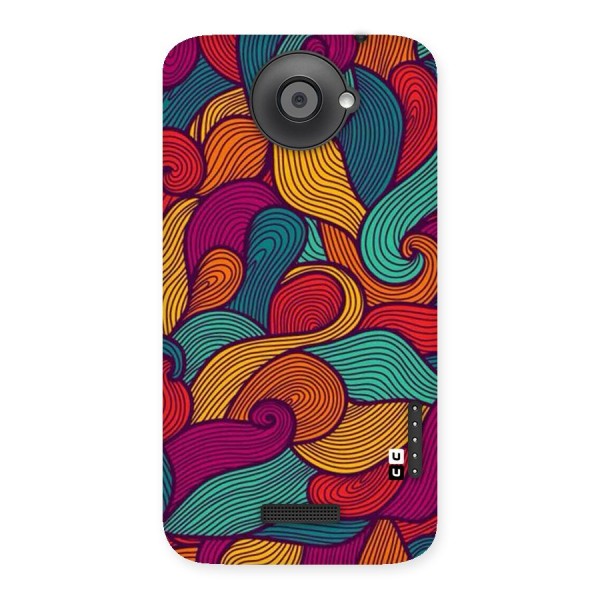 Whimsical Colors Back Case for HTC One X