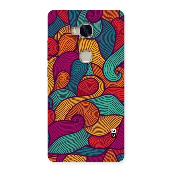 Whimsical Colors Back Case for Huawei Honor 5X