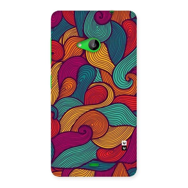 Whimsical Colors Back Case for Lumia 535