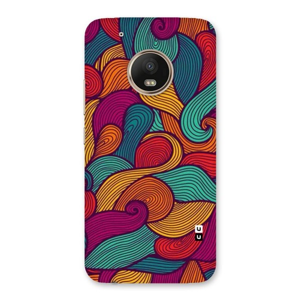 Whimsical Colors Back Case for Moto G5 Plus