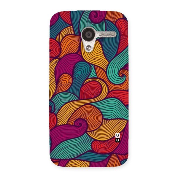 Whimsical Colors Back Case for Moto X
