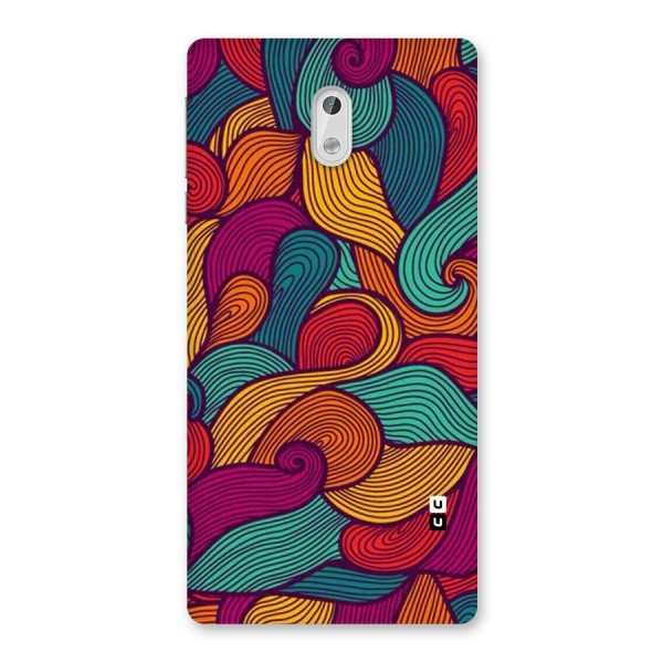 Whimsical Colors Back Case for Nokia 3