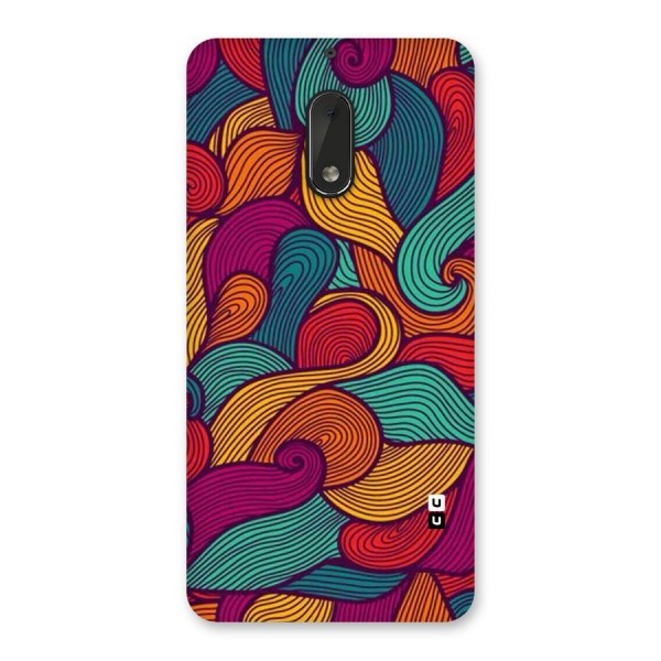 Whimsical Colors Back Case for Nokia 6
