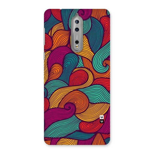 Whimsical Colors Back Case for Nokia 8