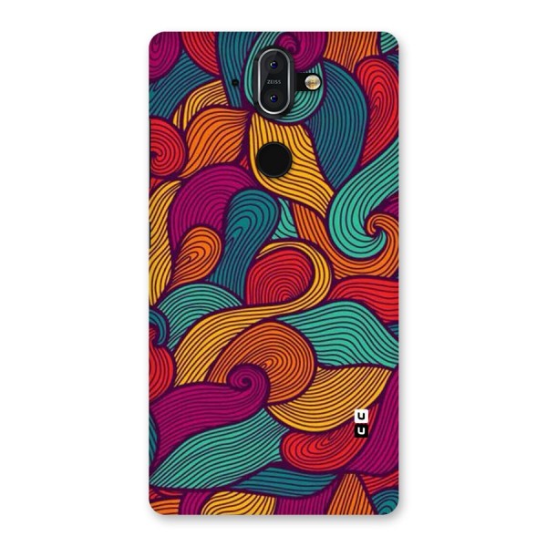 Whimsical Colors Back Case for Nokia 8 Sirocco