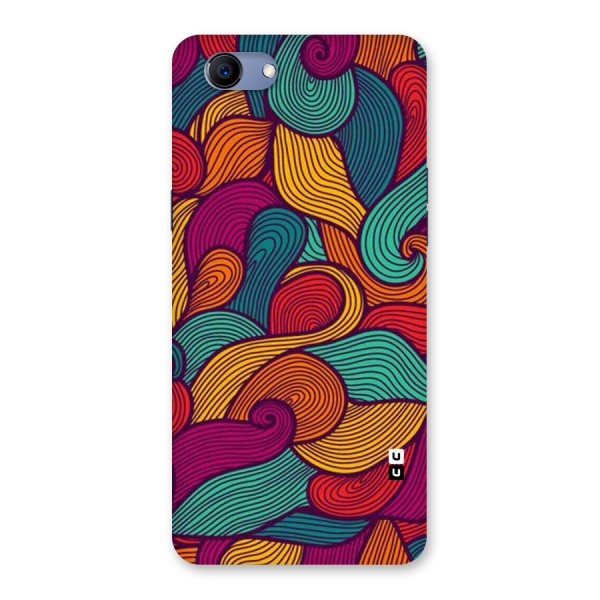 Whimsical Colors Back Case for Oppo Realme 1
