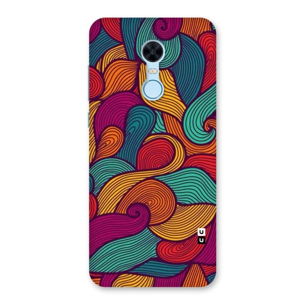 Whimsical Colors Back Case for Redmi Note 5