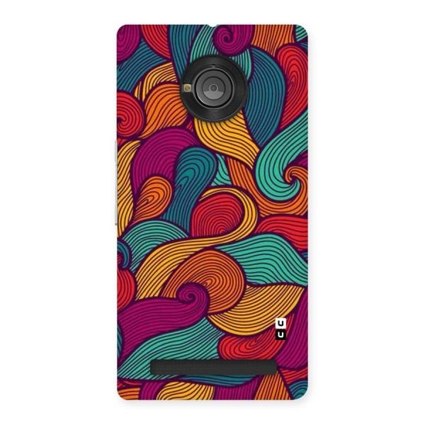 Whimsical Colors Back Case for Yu Yunique