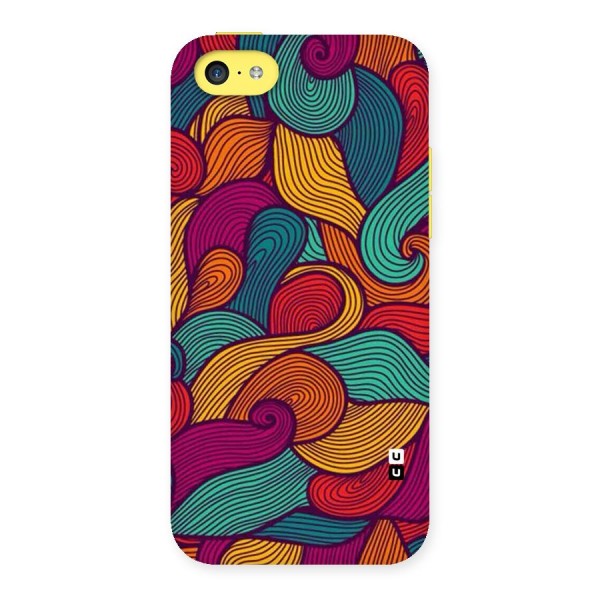 Whimsical Colors Back Case for iPhone 5C