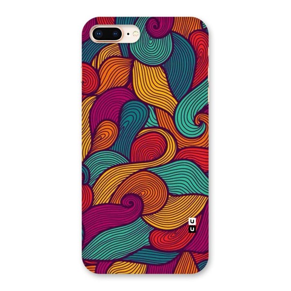 Whimsical Colors Back Case for iPhone 8 Plus