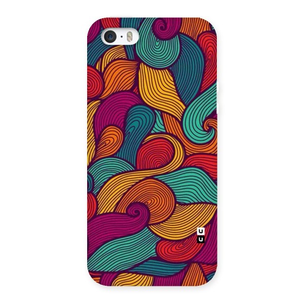 Whimsical Colors Back Case for iPhone SE