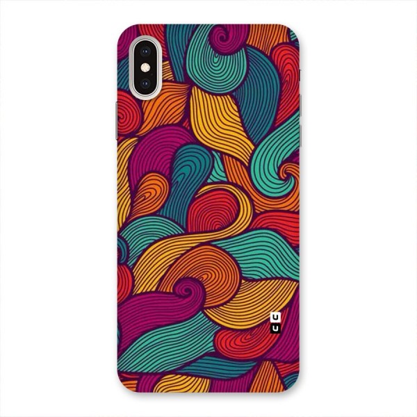 Whimsical Colors Back Case for iPhone XS Max