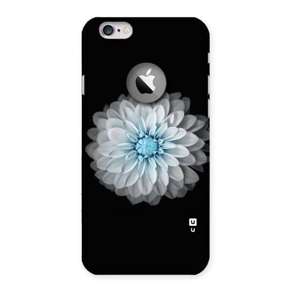 White Bloom Back Case for iPhone 6 Logo Cut