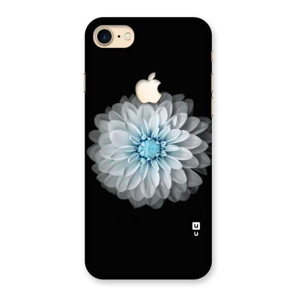 White Bloom Back Case for iPhone 7 Apple Cut
