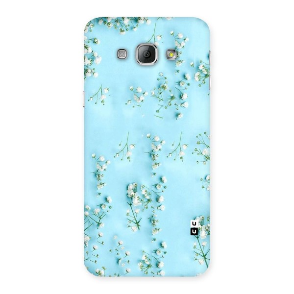 White Lily Design Back Case for Galaxy A8