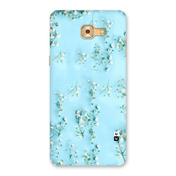 White Lily Design Back Case for Galaxy C9 Pro