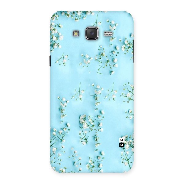 White Lily Design Back Case for Galaxy J7