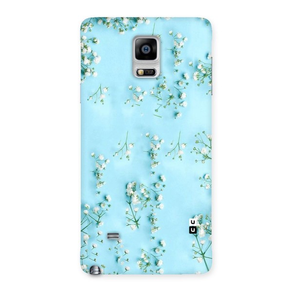 White Lily Design Back Case for Galaxy Note 4