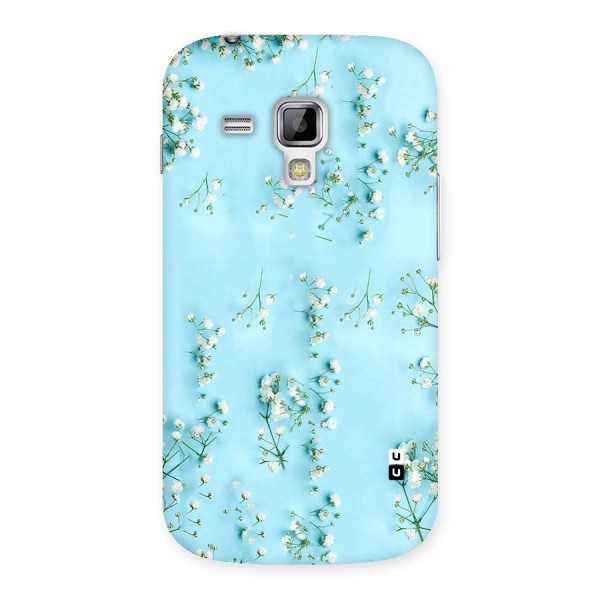 White Lily Design Back Case for Galaxy S Duos