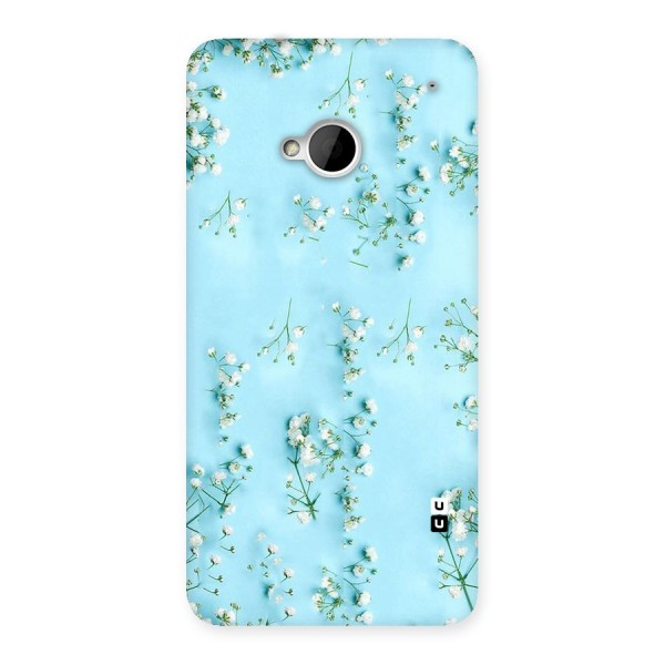 White Lily Design Back Case for HTC One M7