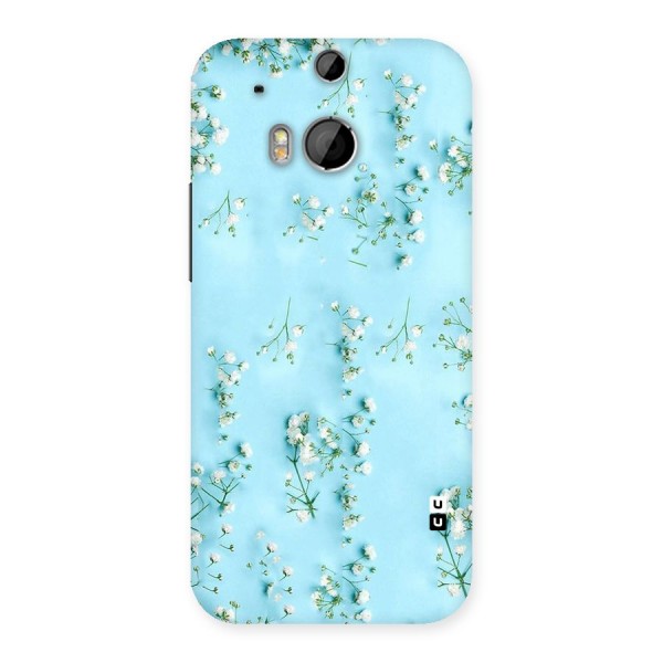 White Lily Design Back Case for HTC One M8