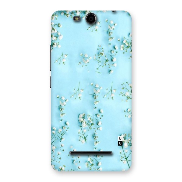 White Lily Design Back Case for Micromax Canvas Juice 3 Q392