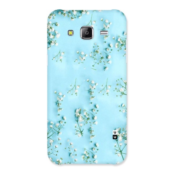 White Lily Design Back Case for Samsung Galaxy J5