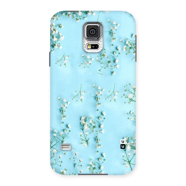 White Lily Design Back Case for Samsung Galaxy S5