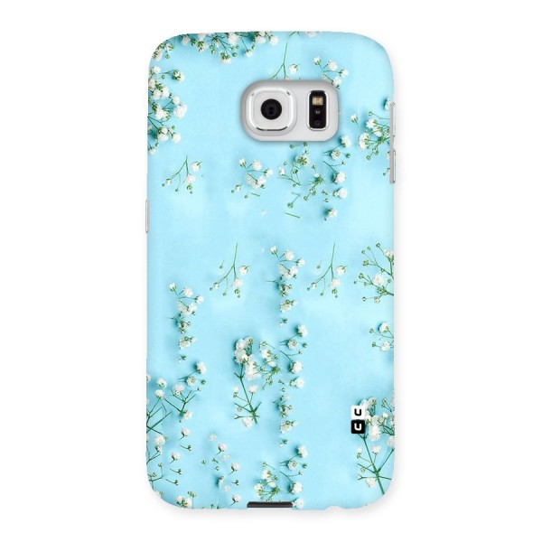 White Lily Design Back Case for Samsung Galaxy S6