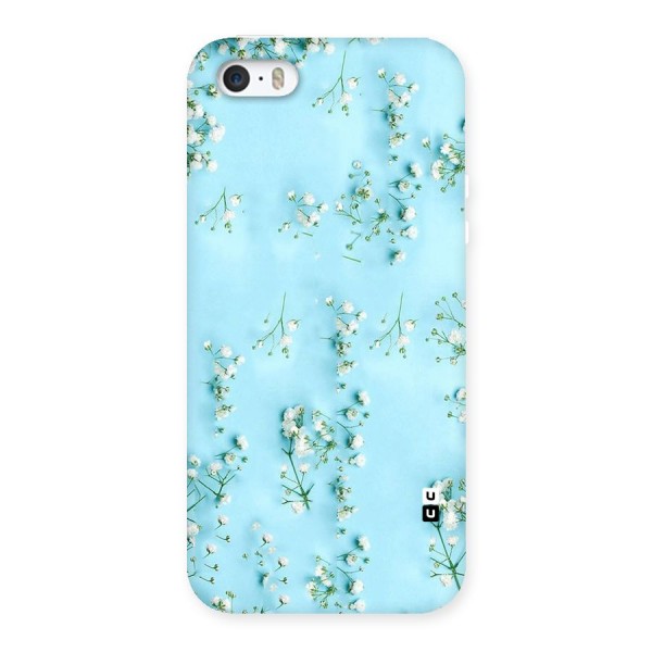 White Lily Design Back Case for iPhone SE