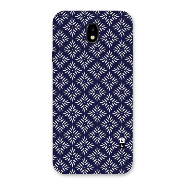 White Petals Pattern Back Case for Galaxy J7 Pro