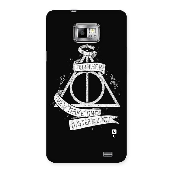 White Ribbon Back Case for Galaxy S2