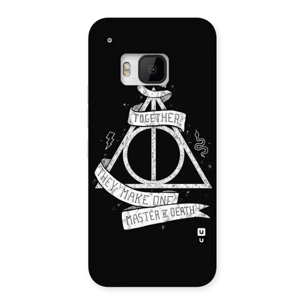 White Ribbon Back Case for HTC One M9