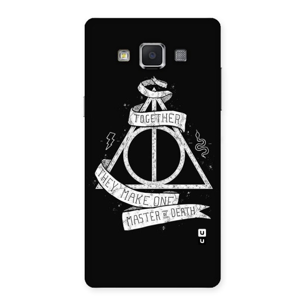 White Ribbon Back Case for Samsung Galaxy A5