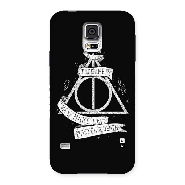 White Ribbon Back Case for Samsung Galaxy S5