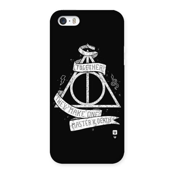 White Ribbon Back Case for iPhone 5 5S