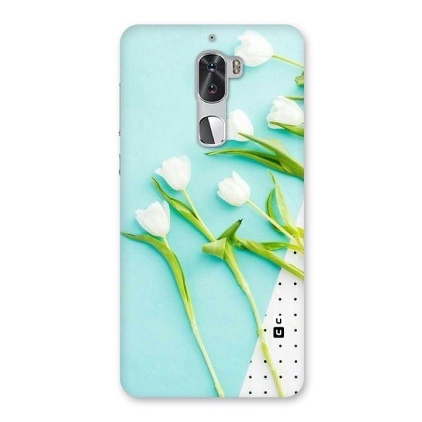 White Tulips Back Case for Coolpad Cool 1