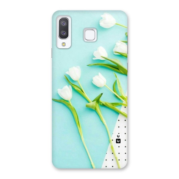 White Tulips Back Case for Galaxy A8 Star