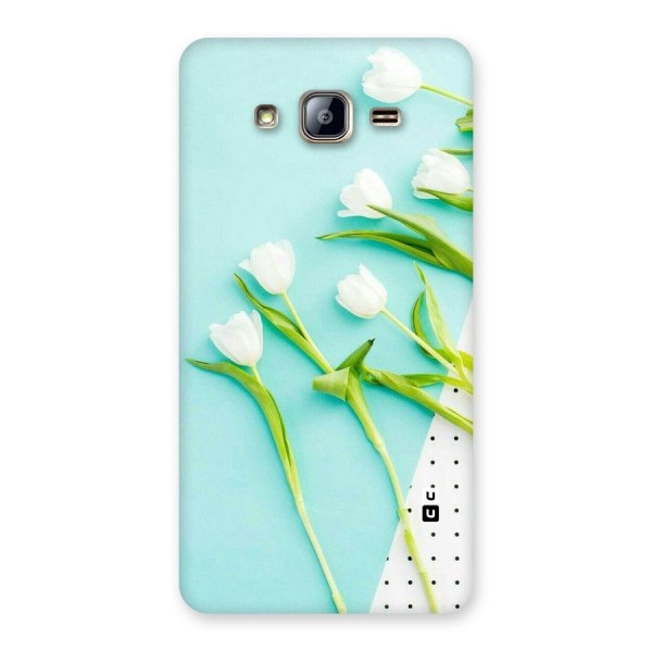 White Tulips Back Case for Galaxy On5