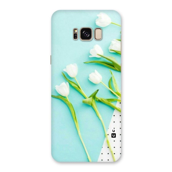 White Tulips Back Case for Galaxy S8 Plus